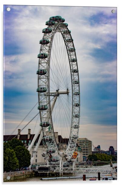 London Eye 05 Acrylic by Glen Allen