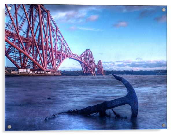 The Forth Rail Bridge Scotland Acrylic by Aj’s Images