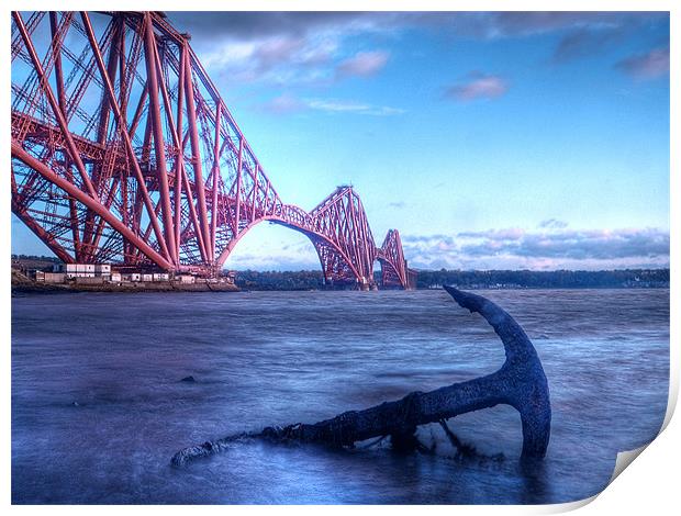 The Forth Rail Bridge Scotland Print by Aj’s Images