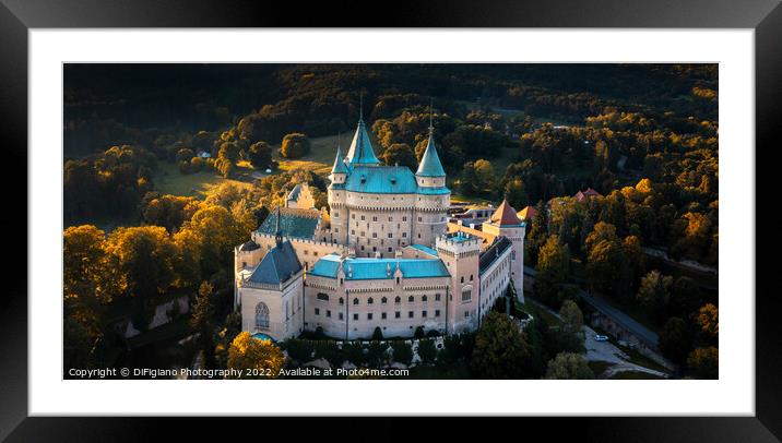 Autumn Evening at Bojnice Castle Framed Mounted Print by DiFigiano Photography