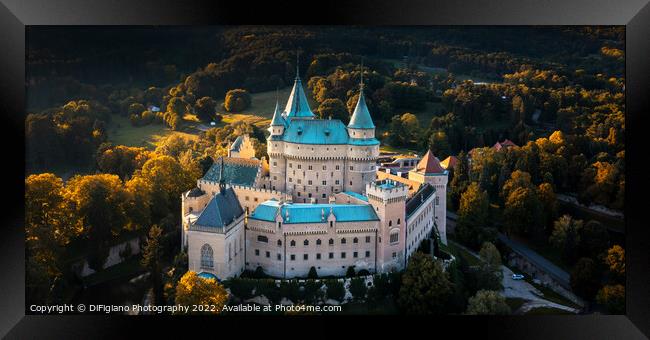 Autumn Evening at Bojnice Castle Framed Print by DiFigiano Photography