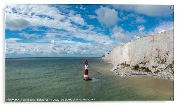 Beachy Head Lighthouse Acrylic by DiFigiano Photography
