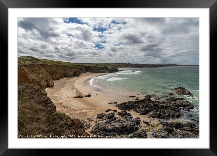 Gwithian Beach Framed Mounted Print by DiFigiano Photography