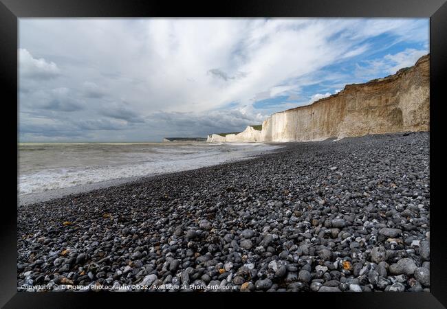 Birling Gap Beach Framed Print by DiFigiano Photography