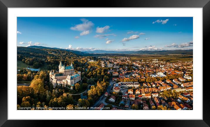Bojnice Panorama Framed Mounted Print by DiFigiano Photography