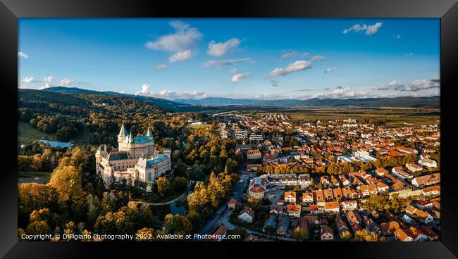 Bojnice Panorama Framed Print by DiFigiano Photography