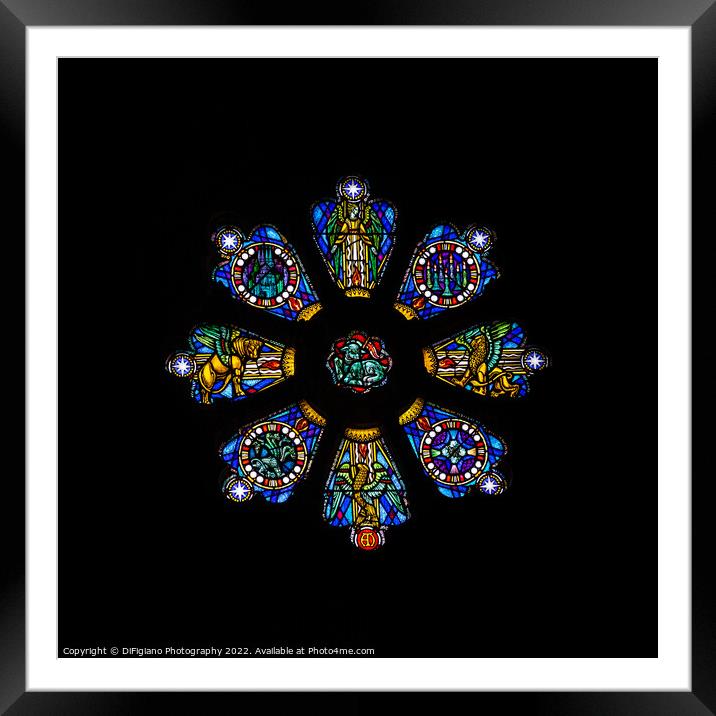 The Rose Window Framed Mounted Print by DiFigiano Photography