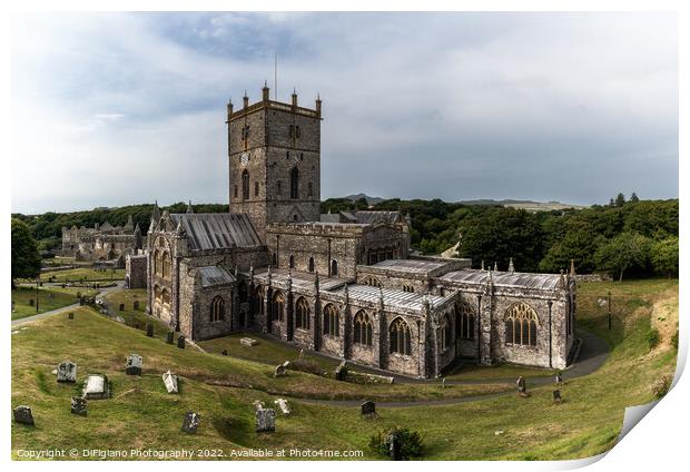 St Davids Cathedral Print by DiFigiano Photography