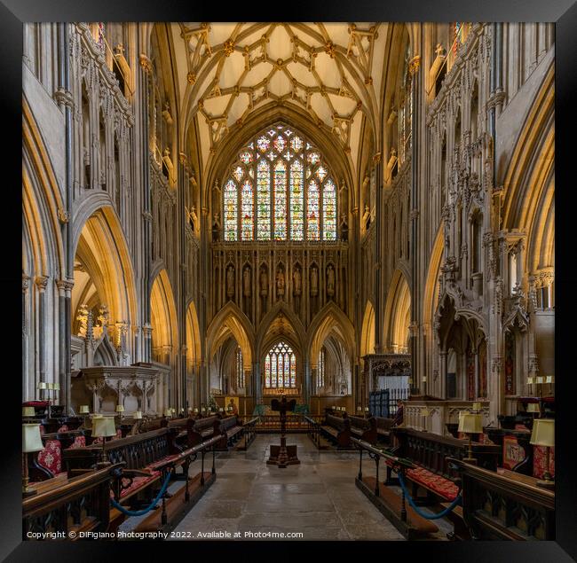Wells Cathedral Choir Framed Print by DiFigiano Photography