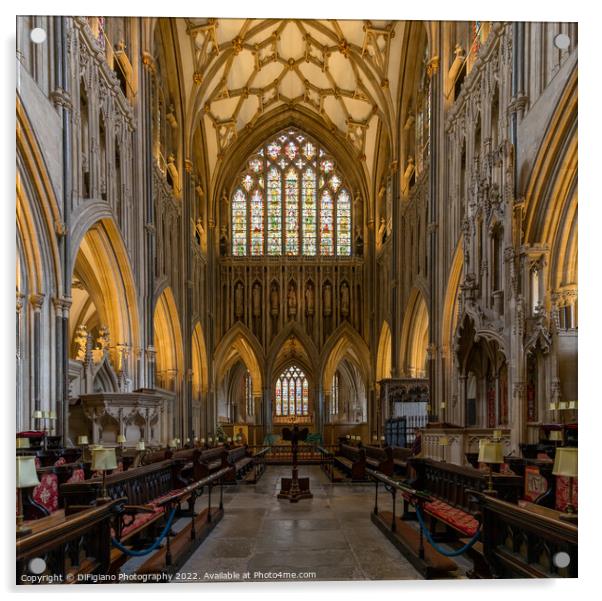 Wells Cathedral Choir Acrylic by DiFigiano Photography