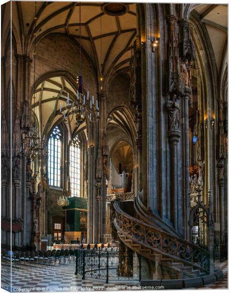 St. Stephen's Pulpit Canvas Print by DiFigiano Photography