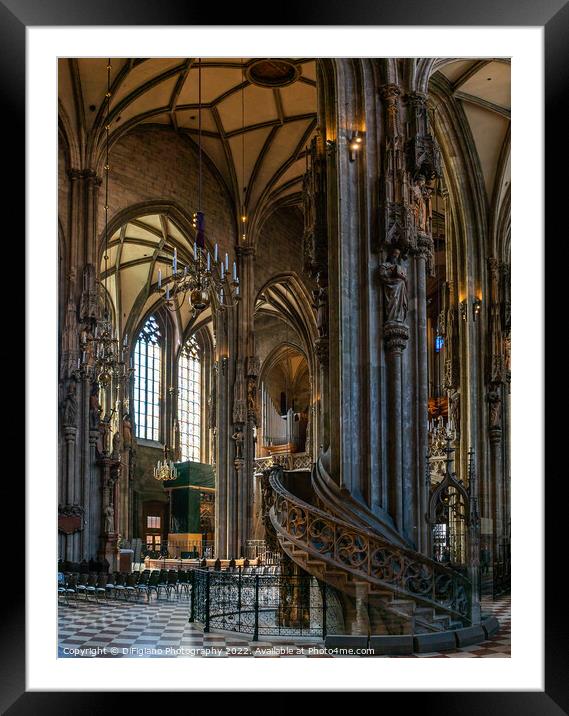 St. Stephen's Pulpit Framed Mounted Print by DiFigiano Photography