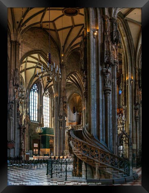 St. Stephen's Pulpit Framed Print by DiFigiano Photography