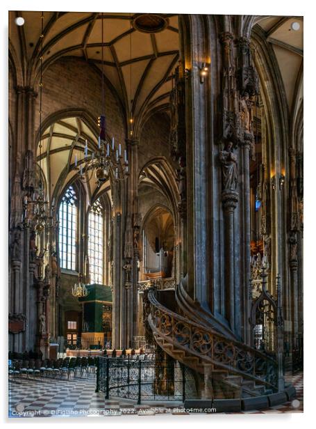 St. Stephen's Pulpit Acrylic by DiFigiano Photography