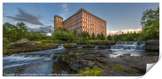 Anchor Mill in Paisley  Print by Pauline Hamilton