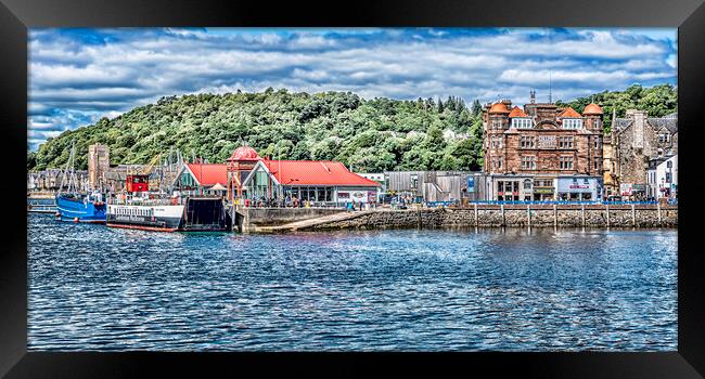 The Bay of Oban Framed Print by Valerie Paterson