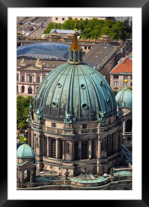 Dome Of The Berlin Cathedral  Framed Mounted Print by Artur Bogacki