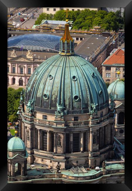 Dome Of The Berlin Cathedral  Framed Print by Artur Bogacki