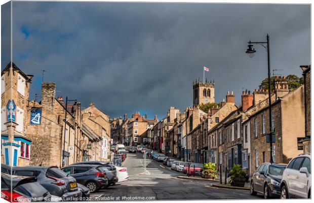 The Bank, Barnard Castle, Teesdale Canvas Print by Richard Laidler