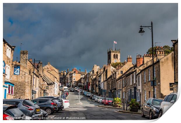 The Bank, Barnard Castle, Teesdale Print by Richard Laidler