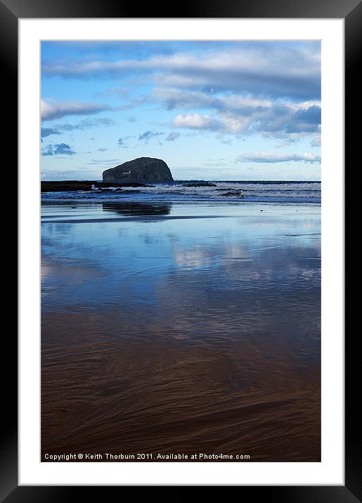 Bass Rock Framed Mounted Print by Keith Thorburn EFIAP/b