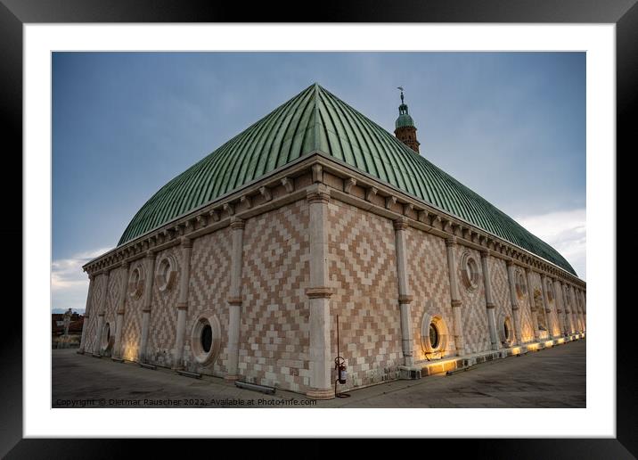 Basilica Palladiana Roof in Vicenza, Italy Framed Mounted Print by Dietmar Rauscher