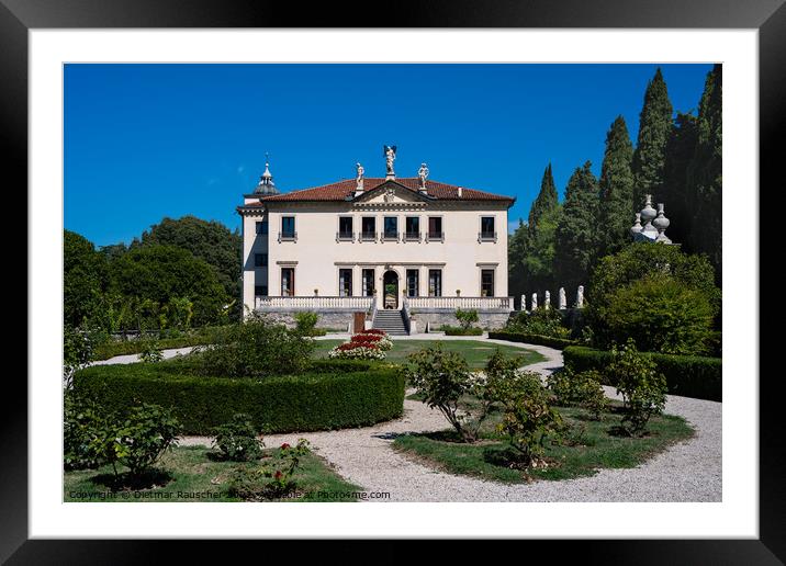 Villa Valmarana ai Nani in Vicenza Framed Mounted Print by Dietmar Rauscher