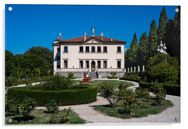 Villa Valmarana ai Nani in Vicenza Acrylic by Dietmar Rauscher