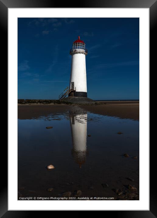 Talacre Lighthouse Framed Mounted Print by DiFigiano Photography