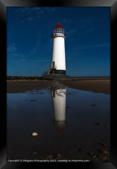 Talacre Lighthouse Framed Print by DiFigiano Photography