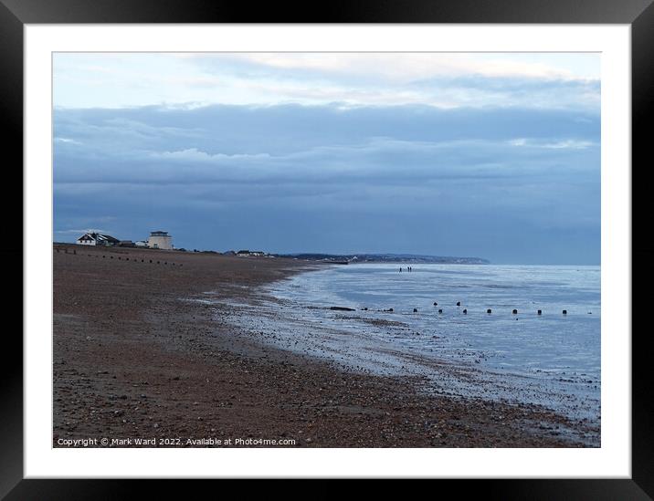 Normans Bay. Framed Mounted Print by Mark Ward