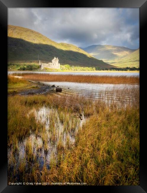 Loch Awe, Kilchurn Castle, Argyll and Bute. Scotland Framed Print by Craig Yates