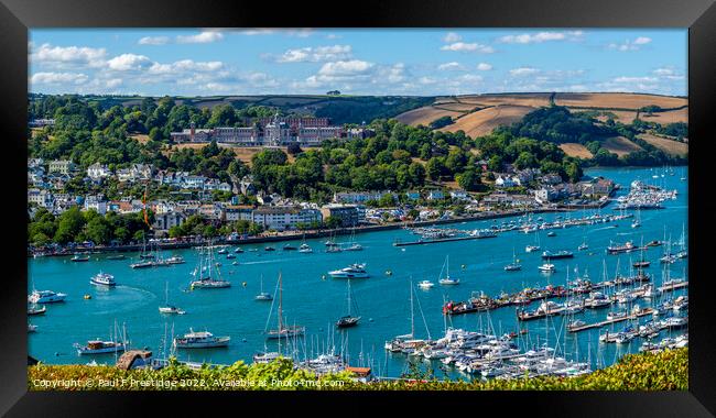 Majestic Dartmouth Regatta Framed Print by Paul F Prestidge