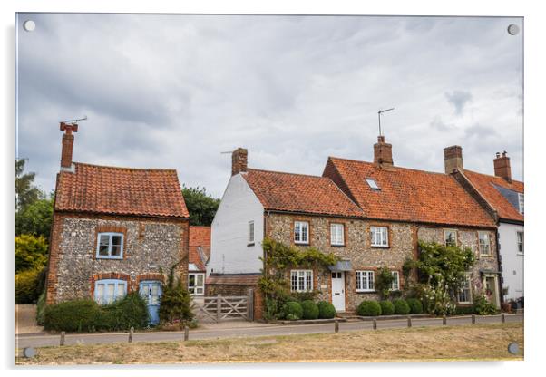 Burnham Market houses Acrylic by Jason Wells