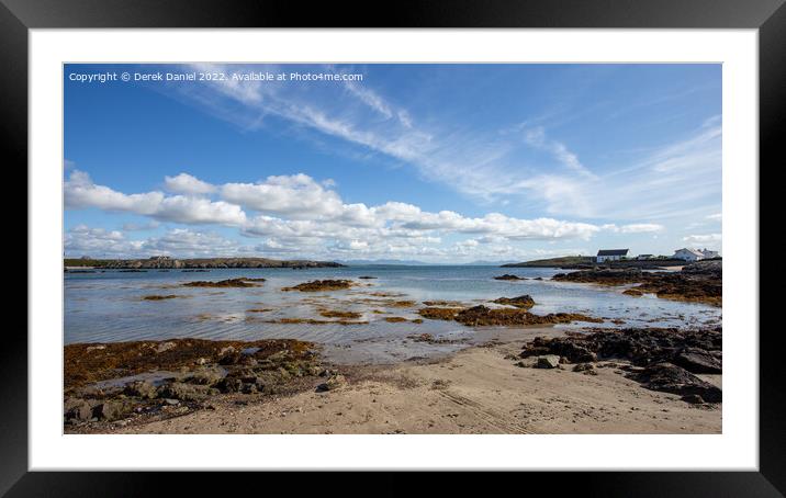 Rhoscolyn Beach, Anglesey Framed Mounted Print by Derek Daniel