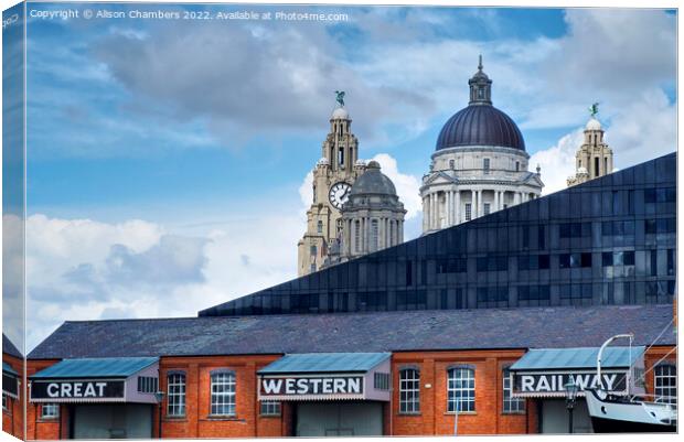 Liverpool Great Western Railway Canvas Print by Alison Chambers