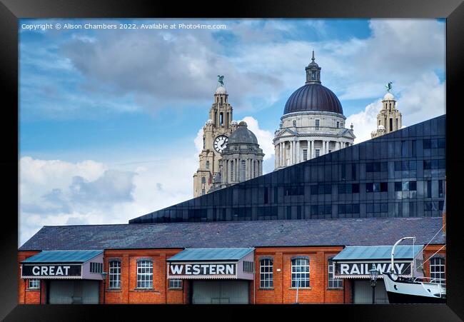 Liverpool Great Western Railway Framed Print by Alison Chambers