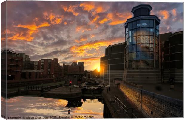 Leeds Royal Armouries Canvas Print by Alison Chambers