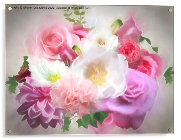 Bouquet 2 Acrylic by Sharon Lisa Clarke