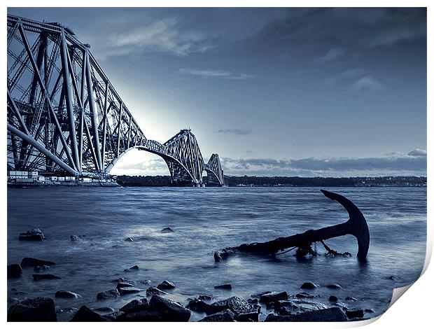 Forth Rail Bridge Scotland Print by Aj’s Images