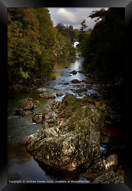 Water of Feugh at Banchory Framed Print by Andrew Davies