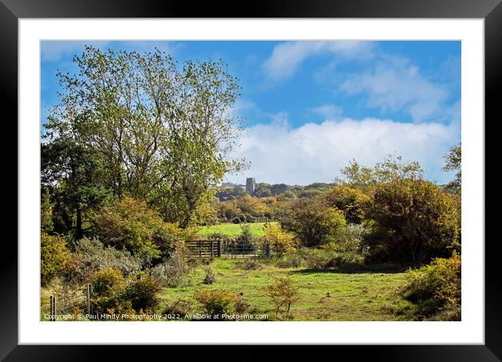 Holme Church View From Beach Walk Framed Mounted Print by Paul Mindy Photography