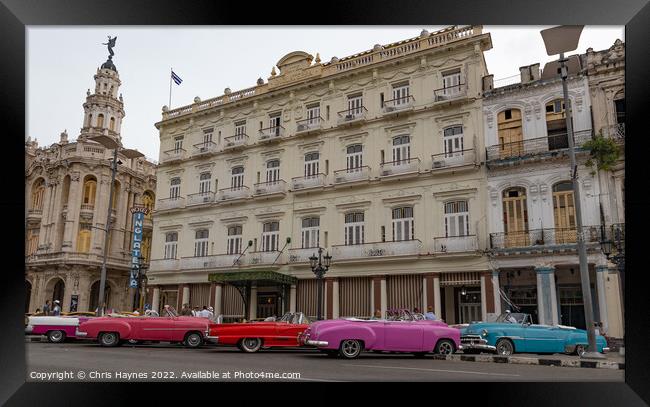 Classic Havana, Cuba Framed Print by Chris Haynes