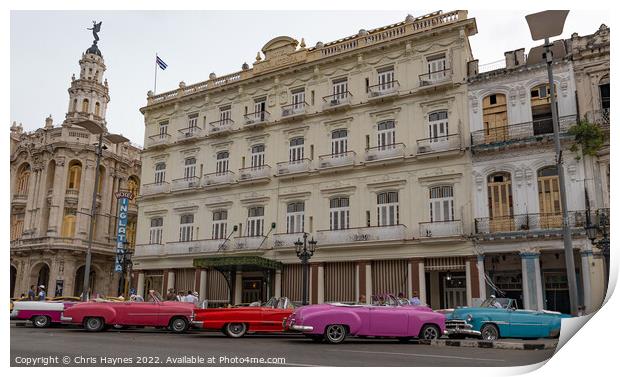 Classic Havana, Cuba Print by Chris Haynes