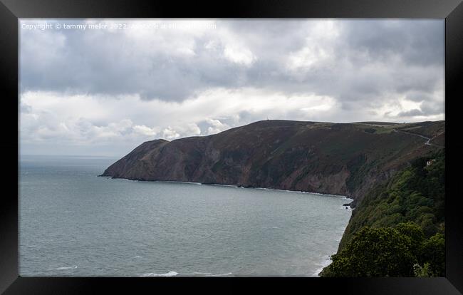 Majestic View of North Devon Framed Print by tammy mellor