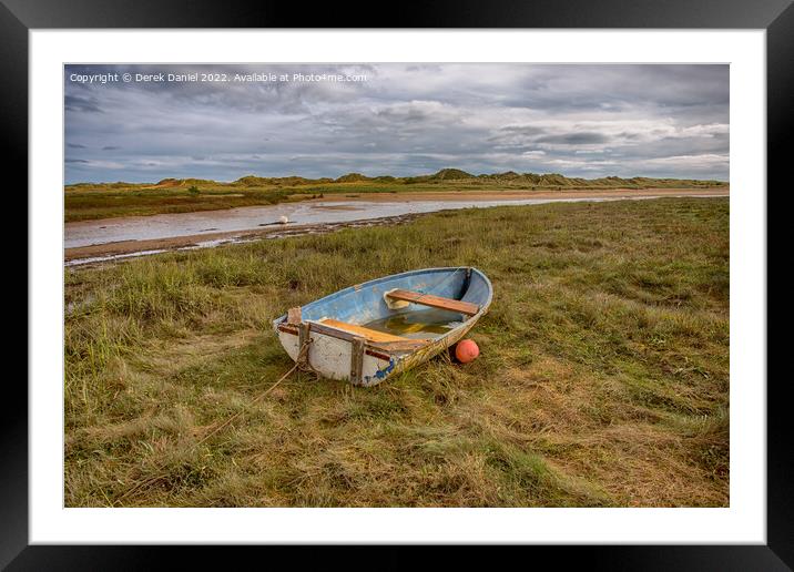 Abandoned Boat #2 Framed Mounted Print by Derek Daniel