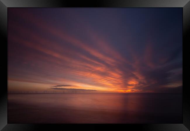 Great Yarmouth sunrise Framed Print by Simon Wrigglesworth
