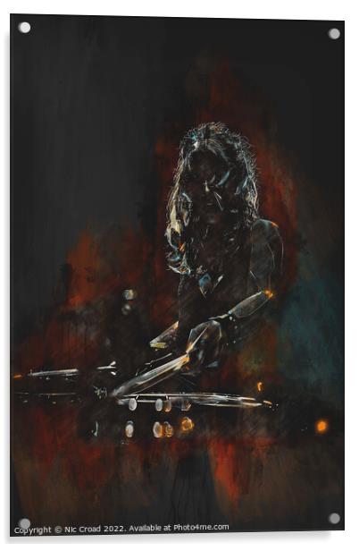 The Drummer Acrylic by Nic Croad