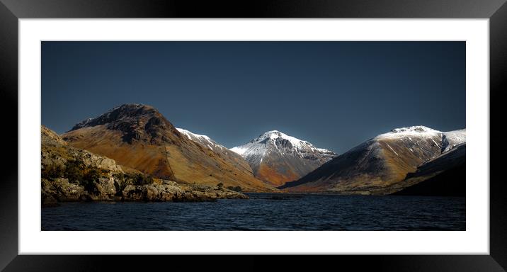 Wastwater Framed Mounted Print by Simon Wrigglesworth