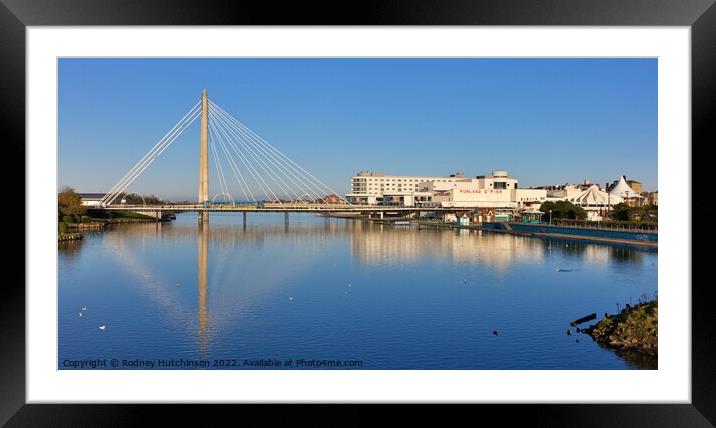 Southport view Framed Mounted Print by Rodney Hutchinson